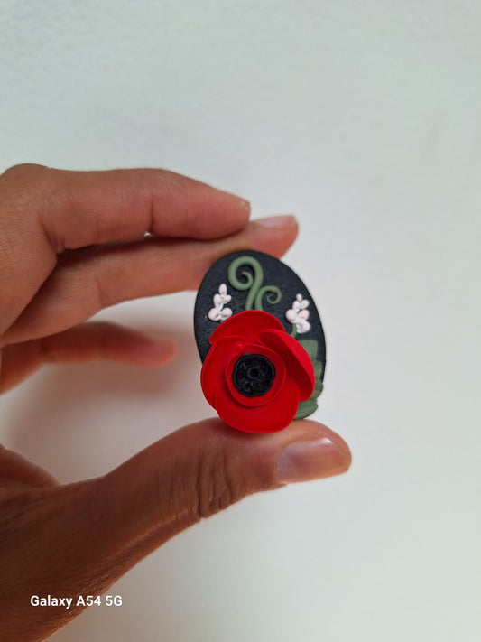 Poppies for Palestine Brooch