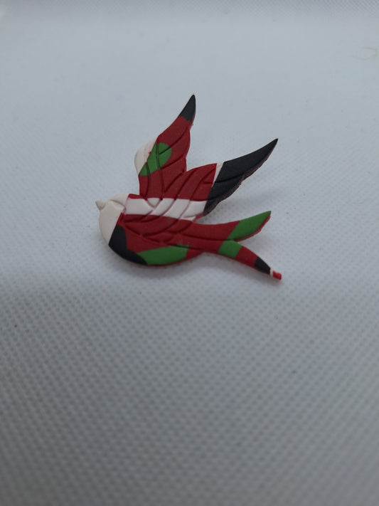 Palestinian Sunbird Brooch